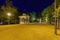 Spa architecture at night - FrantiÃÂ¡kovy LÃÂ¡znÃâº Franzensbad